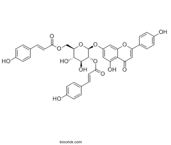 Apigenin 7-O-(2'',6''-di-O-E-p-coumaroyl)glucoside