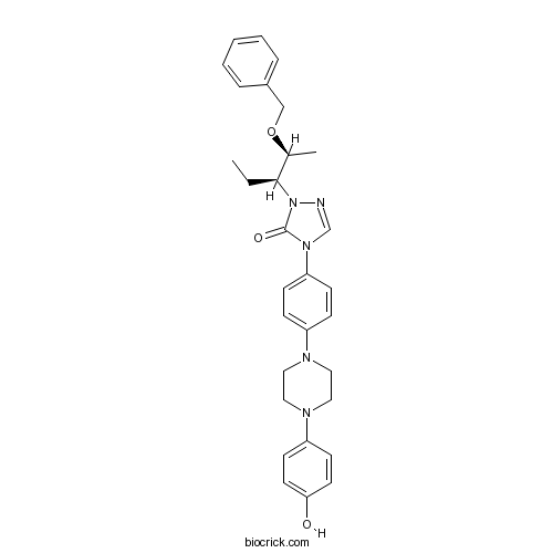 2-[(1S,2S)-1-Ethyl-2-bezyloxypropyl]-2,4-dihydro-4-[4-[4-(4-hydroxyphenyl)-1-piperazinyl]phenyl]-3H-1,2,4-triazol-3-one