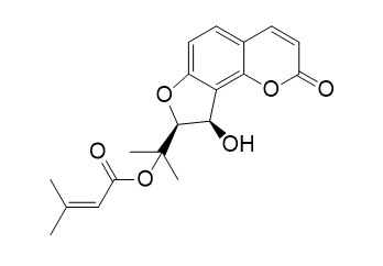 9-Hydroxy-O-senecioyl-8,9-dihydrooroselol