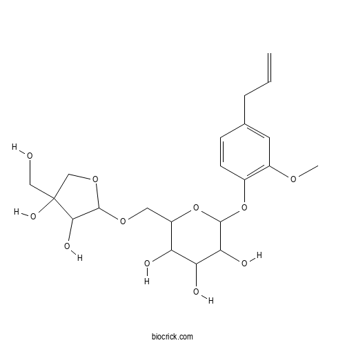 Eugenyl O-beta-apiofuranosyl-(1''->6')-O-beta-glucopyranoside