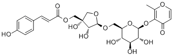 Maltol 3-O-(5-O-p-coumaroyl)-β-D-apiofuranosyl-(1→6)-O-β-D-glucopyranoside