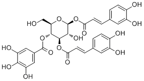 1,3-Di-O-caffeoyl-4-O-galloyl-β-D-glucopyranose