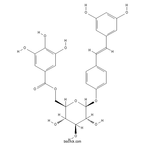Resveratrol-4'-O-β-D-(6''-O-galloy)-glucopyranoside