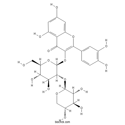 Quercetin 3-O-[beta-D-xylosyl-(1->2)-beta-D-glucoside]