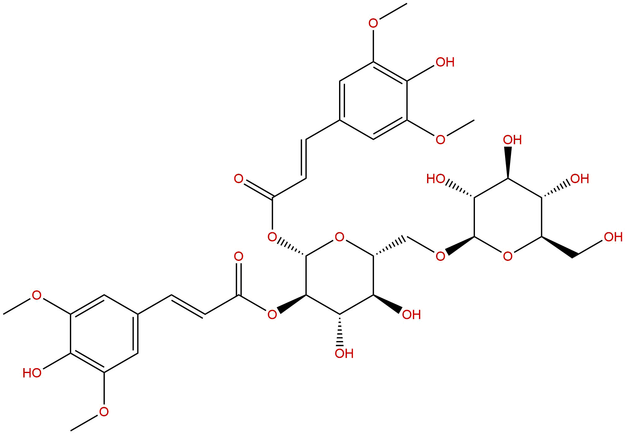 1,2-Disinapoylgentiobiose