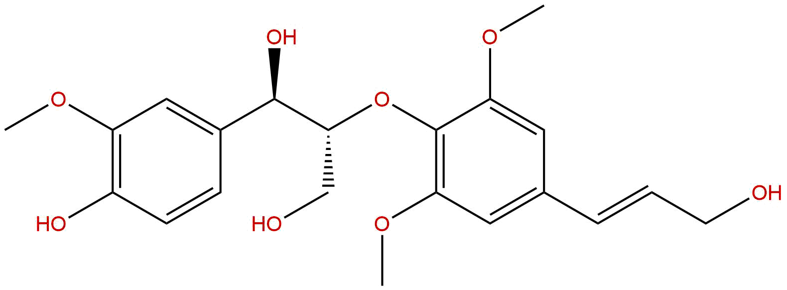 threo-guaiacylglycerol-β-O-4'-sinapyl ether
