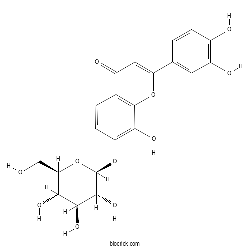 2-(3,4-dihydroxyphenyl)-7-(β-D-glucopyranosyloxy)-8-hydroxy-4H-1-benzopyran-4-one