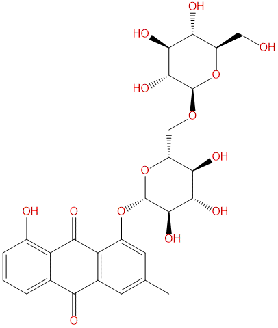 Chrysophanol-1-O-β-gentiobioside