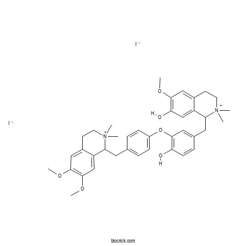  N,N'-dimethyldaurisoline iodide