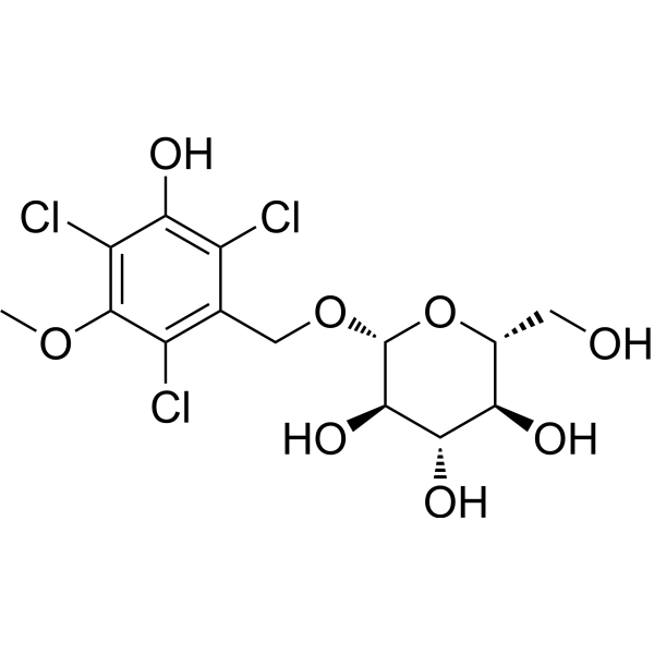 (2,4,6-trichloro-3-hydroxy-5-methoxyphenyl)methyl β-D-glucopyranoside