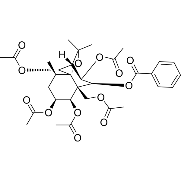 (1α,2α,6β,8α,9α)-1,2,6,8,12-pentakis(acetyloxy)-9-(benzoyloxy)dihydro-β-agarofuran