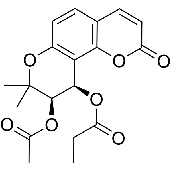 Propionic acid (9R,10R)-9-acetoxy-8,8-dimethyl-9,10-dihydro-2H,8H-benzo[1,2-b:3,4- b′]dipyran-2-one-...