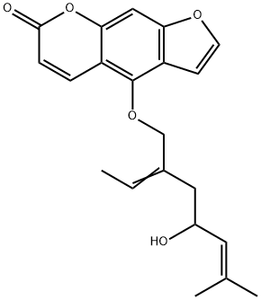 4-((2-ethylidene-4-hydroxy-6-methylhept-5-en-1-yl)oxy)-bergaptol