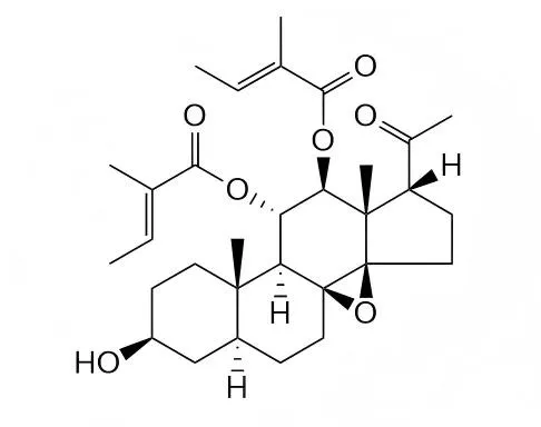 11alpha,12beta-di-O-tigloyl-tenacigenin B