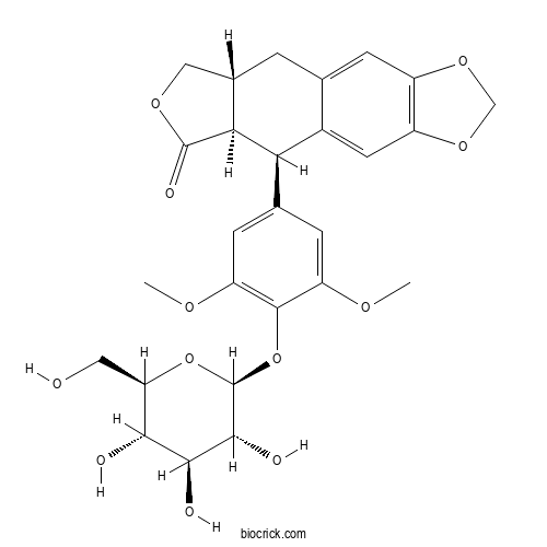 4'-Demethyldeoxypodophyllotoxin beta-D-glucopyranoside