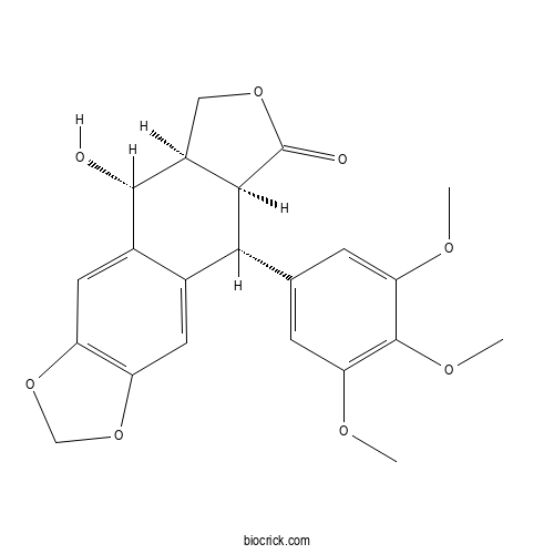 Picropodophyllin 2D chemical structure