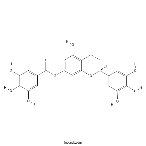 7-O-Galloyltricetiflavan 2D chemical structure