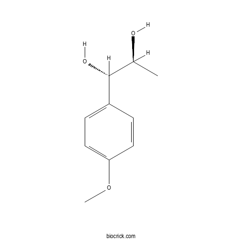 threo-Anethole glycol 2D chemical structure