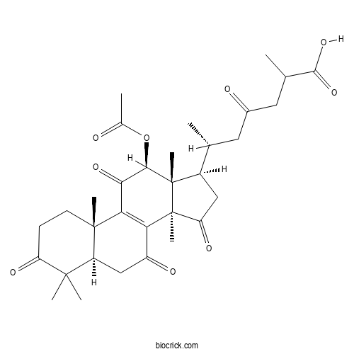 Ganoderic acid F 2D chemical structure