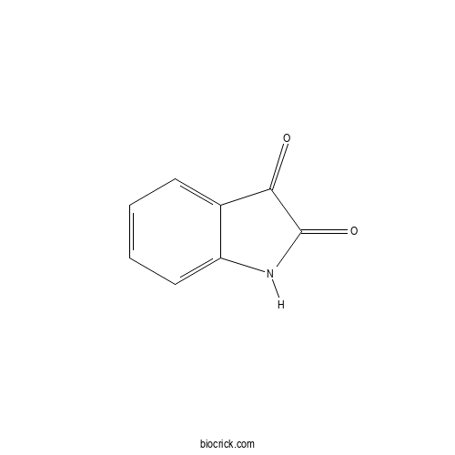 Isatin 2D chemical structure
