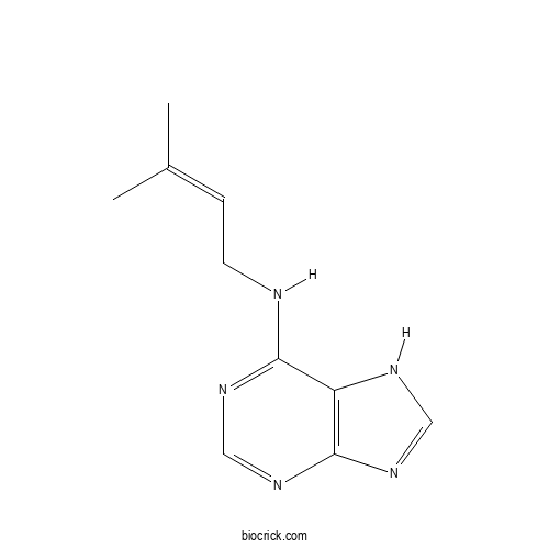 N6-Isopentenyladenine 2D chemical structure