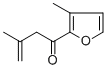 3-Methyl-1-(3-methylfuran-2-yl)but-3-en-1-one 2D chemical structure
