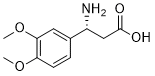 3-Amino-3-(3,4-dimethoxyphenyl)propionic acid 2D chemical structure
