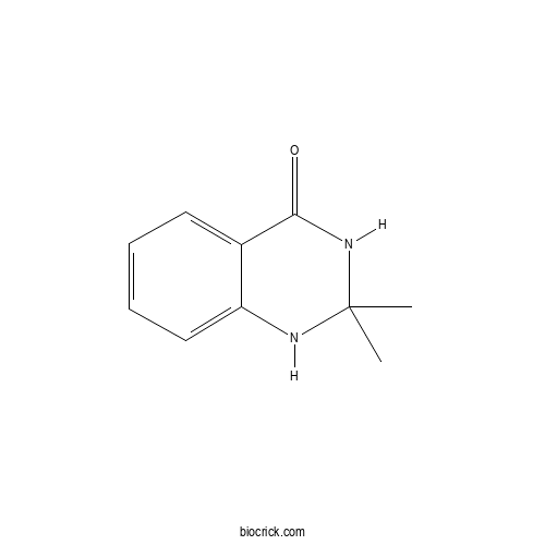 2,2-Dimethyl-2,3-dihydroquinazolin-4(1H )-one 2D chemical structure