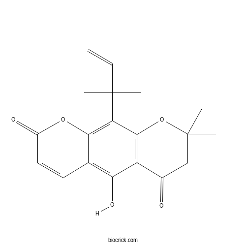 Clausenidin 2D chemical structure