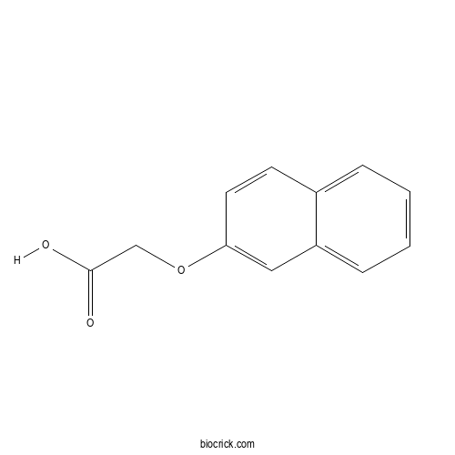 2-Naphthoxyacetic acid 2D chemical structure