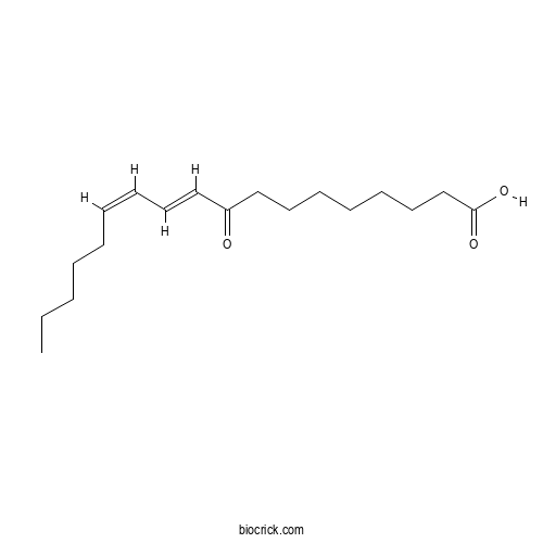 (10E,12Z)-9-Oxooctadeca-10,12-dienoic acid 2D chemical structure