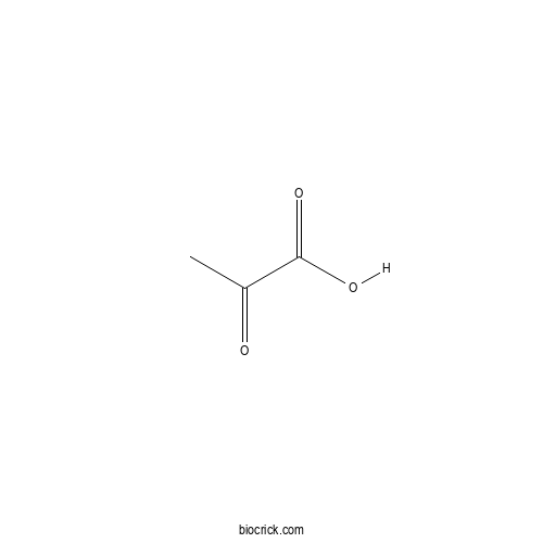 Pyruvic acid 2D chemical structure