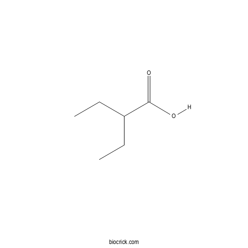 2-Ethylbutyric acid 2D chemical structure