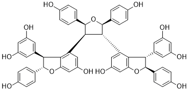 Viniferol E 2D chemical structure