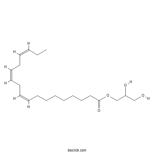 1-O-Linolenoylglycerol 2D chemical structure