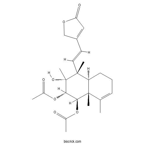 6,7-Di-O-acetylbarbatin A 2D chemical structure