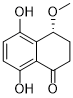 5,8-Dihydroxy-4-methoxy-&alpha;-tetralone 2D chemical structure