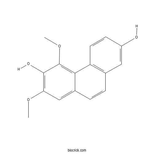 5,7-Dimethoxyphenanthrene-2,6-diol 2D chemical structure