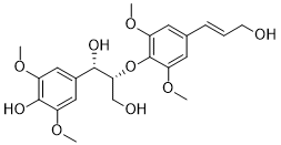 erythro-Syringylglycerol &beta;-sinapyl ether 2D chemical structure