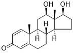 12&beta;,17&beta;-Dihydroxyandrosta-1,4-dien-3-one 2D chemical structure