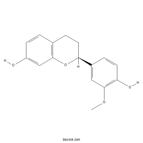 7,4'-Dihydroxy-3'-methoxyflavan 2D chemical structure