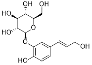 Caffeyl alcohol 3-O-&beta;-glucopyranoside 2D chemical structure
