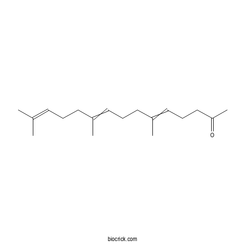 Farnesylacetone 2D chemical structure