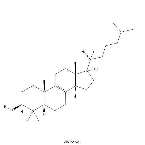 Dihydrolanosterol 2D chemical structure