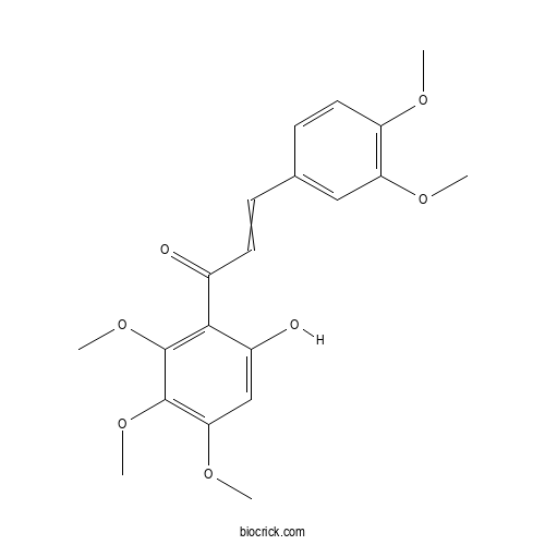 6'-Hydroxy-3,4,2',3',4'-pentamethoxychalcone 2D chemical structure