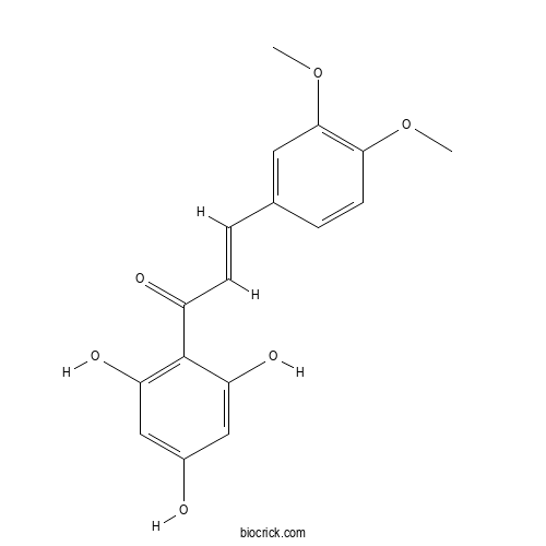 2',4',6'-Trihydroxy-3,4-dimethoxydihydrochalcone 2D chemical structure