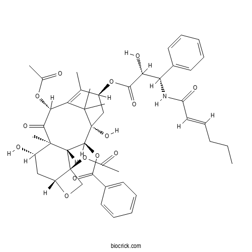 N-Debenzoyl-N-[(3E)-hex-3-enoyl]paclitaxel 2D chemical structure