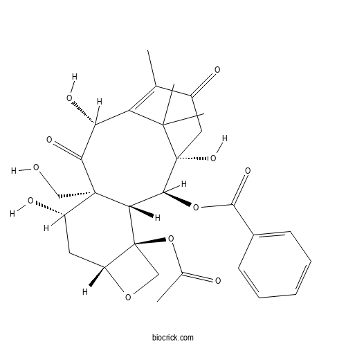 19-Hydroxy-10-deacetylbaccatin III 2D chemical structure