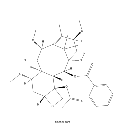 7,10,13-Tri-O-methyl-10-deacetylbaccatin III 2D chemical structure