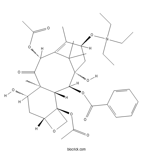 13-O-Triethylsilylbaccatin III 2D chemical structure